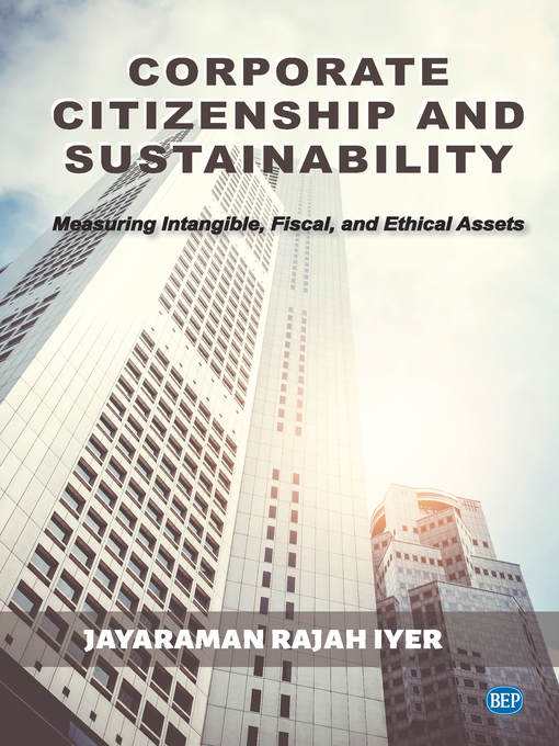 Title details for Corporate Citizenship and Sustainability by Jayaraman Rajah Iyer - Available